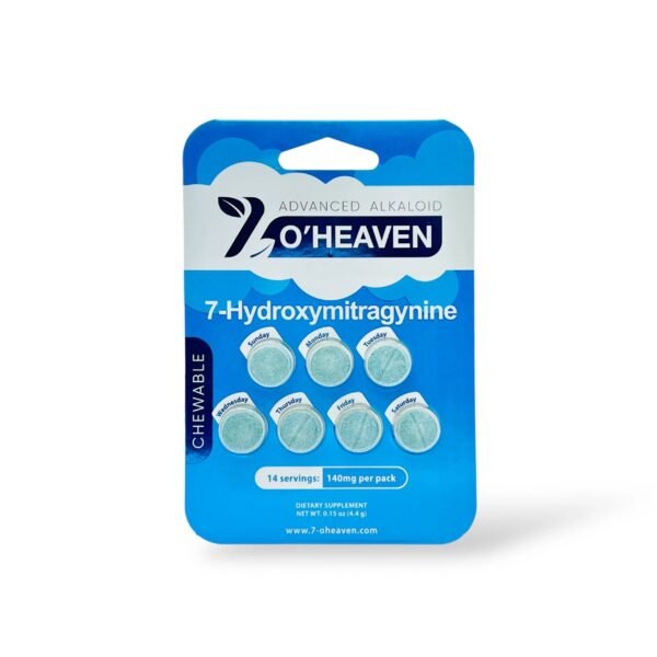 7’O Heaven 7 Count | 14 Servings | 20 MG Per Tab front side