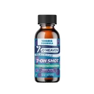 100mg-7-OH-Shot-30mL-Blueberry-Moon-Sticker-Label-7OHeaven