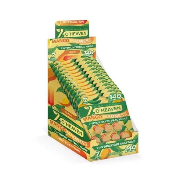 7’O Heaven Blister Display Box 7 Pills Mango Madness | 12 Units