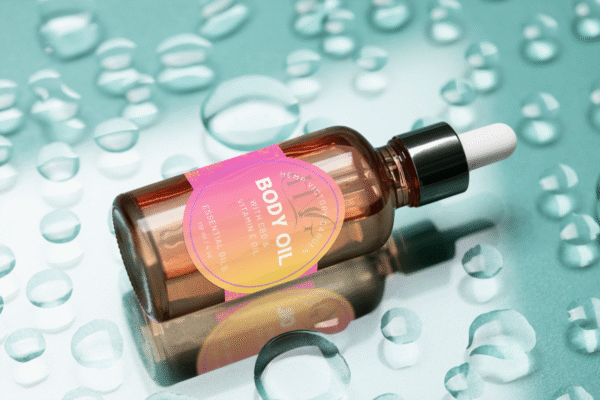Body Oil with CBD and Vitamin E Oil